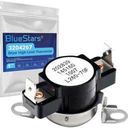 [Lifetime Warranty] 3204267 Dryer Safety Thermostat Replacement - Compatible with Frigidaire Kenmore Electrolux Dryers - Replaces 508516 73204267 AP213147 thumbnail 0