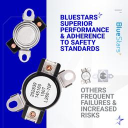 [Lifetime Warranty] 3204267 Dryer Safety Thermostat Replacement - Compatible with Frigidaire Kenmore Electrolux Dryers - Replaces 508516 73204267 AP213147 thumbnail 6