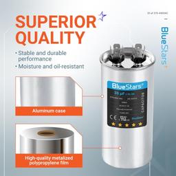 [Lifetime Warranty] 35 uF MFD ±5% 370/440 VAC Multi-Purpose Motor Run Round Capacitor - Fits AC Motor Run, Fan Start, Condenser thumbnail 4