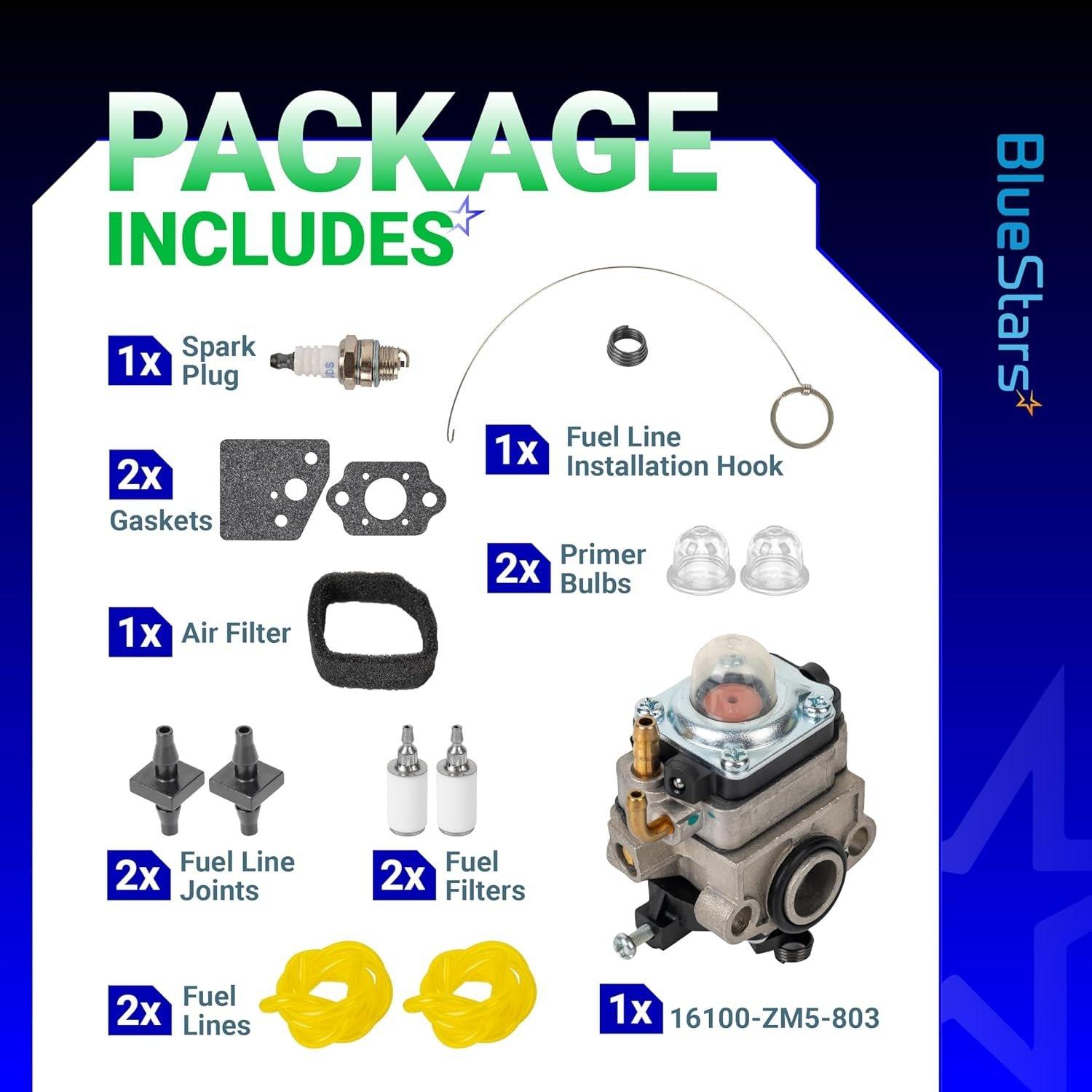 [Lifetime Warranty] 753-06258A Carburetor Carb with Air Filter Tune-Up Kit image 1