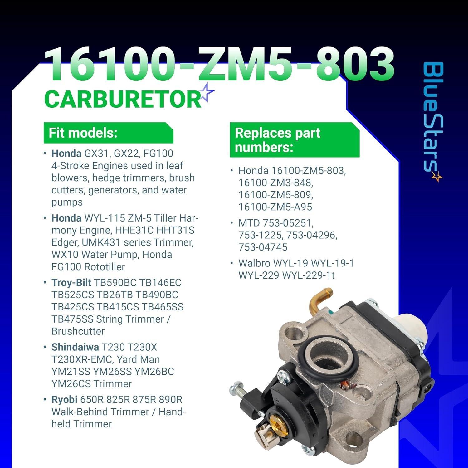 [Lifetime Warranty] 753-06258A Carburetor Carb with Air Filter Tune-Up Kit image 5