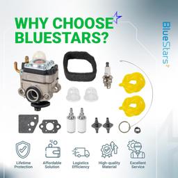 [Lifetime Warranty] 753-06258A Carburetor Carb with Air Filter Tune-Up Kit thumbnail 7