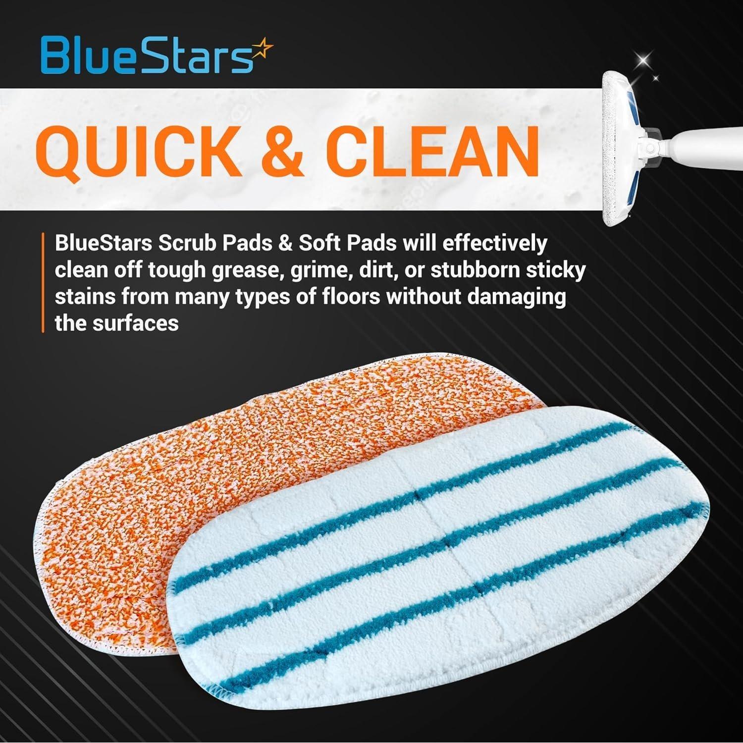 Microfiber Steam Scrub Mop Pads for PurSteam ThermaPro - Pack of 4 image 5