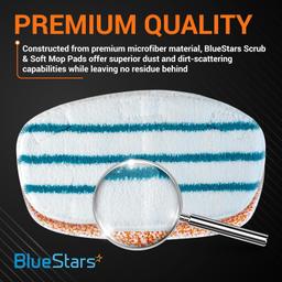 Microfiber Steam Scrub Mop Pads for PurSteam ThermaPro - Pack of 4 thumbnail 4