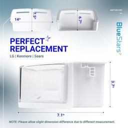 AAP73631502 UPPER RIGHT SIDE Door Shelf Basket Bin thumbnail 2