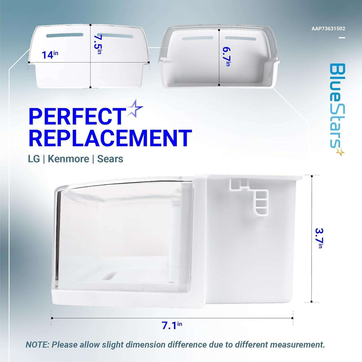 AAP73631502 UPPER RIGHT SIDE Door Shelf Basket Bin image 2