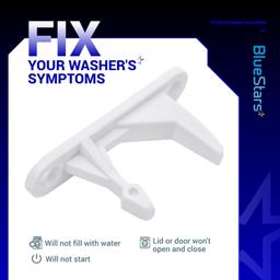 [Lifetime Warranty] 131763310 Washer Door Striker Replacement - Compatible with Frigidaire & Kenmore Washers - Replaces 131763300 AP3580441 PS890617 thumbnail 3