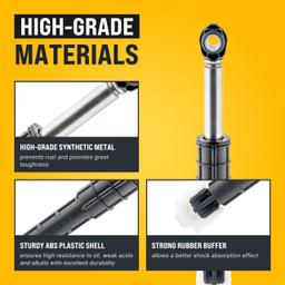 [Lifetime Warranty] WH01X20826 Washer Shock Absorber - For GE, Kenmore Washers GFW450SSM1WW - Replaces WH01X10343 AP4265856 WH01X10385 WH01X10425 AH1482318 EA1482318 WH01X10260 PS1482318 - Pack of 4 thumbnail 3