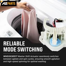 [Lifetime Warranty] WH03X30517 Washer Shift Actuator - Compatible with GE and Hotpoint Washing Machines - Replaces WH05X25036, WH05X24435, PS16554752, AP7014559, 290D1056G001, 4961069 thumbnail 4