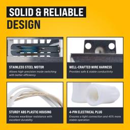 [Lifetime Warranty] WH03X30517 Washer Shift Actuator - Compatible with GE and Hotpoint Washing Machines - Replaces WH05X25036, WH05X24435, PS16554752, AP7014559, 290D1056G001, 4961069 thumbnail 3