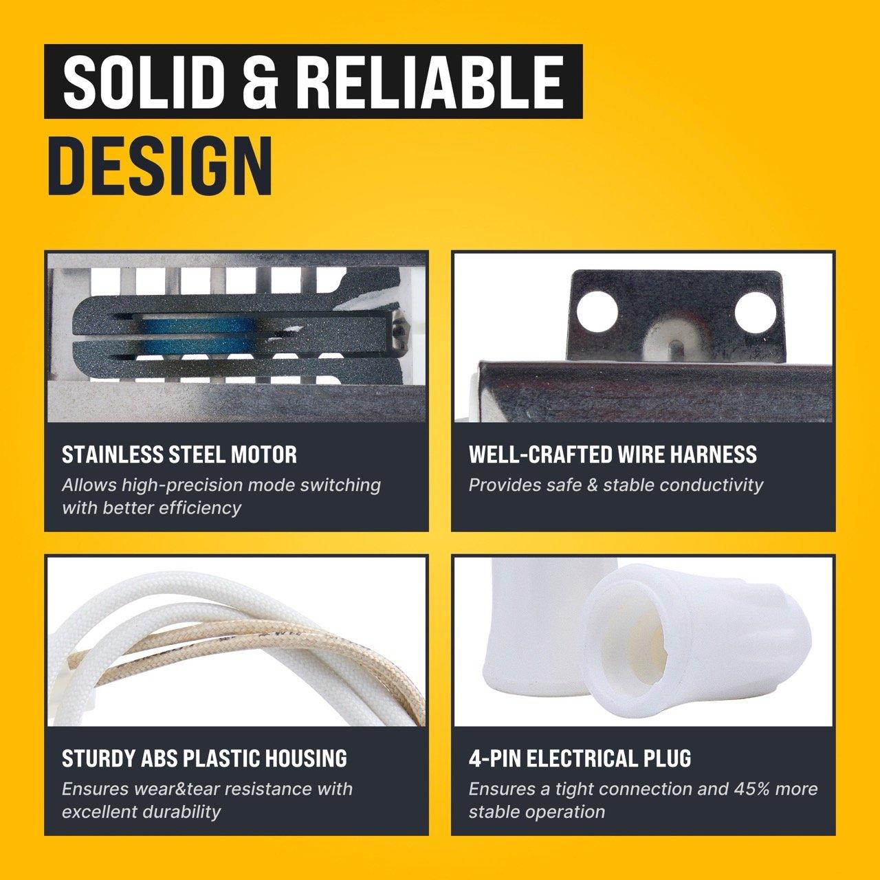 [Lifetime Warranty] WH03X30517 Washer Shift Actuator - Compatible with GE and Hotpoint Washing Machines - Replaces WH05X25036, WH05X24435, PS16554752, AP7014559, 290D1056G001, 4961069 image 3