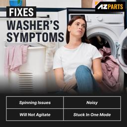 [Lifetime Warranty] WH03X30517 Washer Shift Actuator - Compatible with GE and Hotpoint Washing Machines - Replaces WH05X25036, WH05X24435, PS16554752, AP7014559, 290D1056G001, 4961069 thumbnail 2