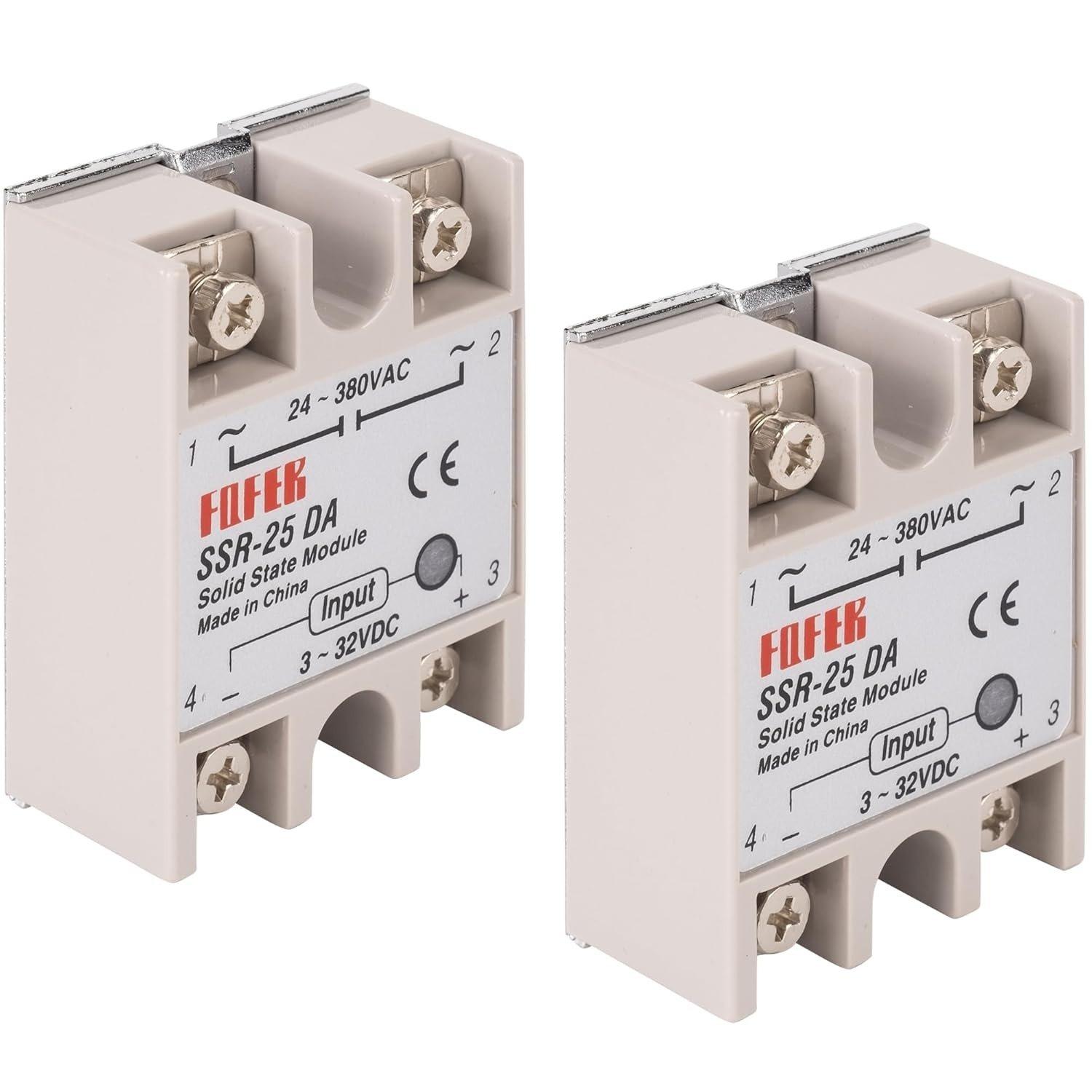 [Lifetime Warranty] 2PCS Solid State Relay SSR-25DA DC image 0