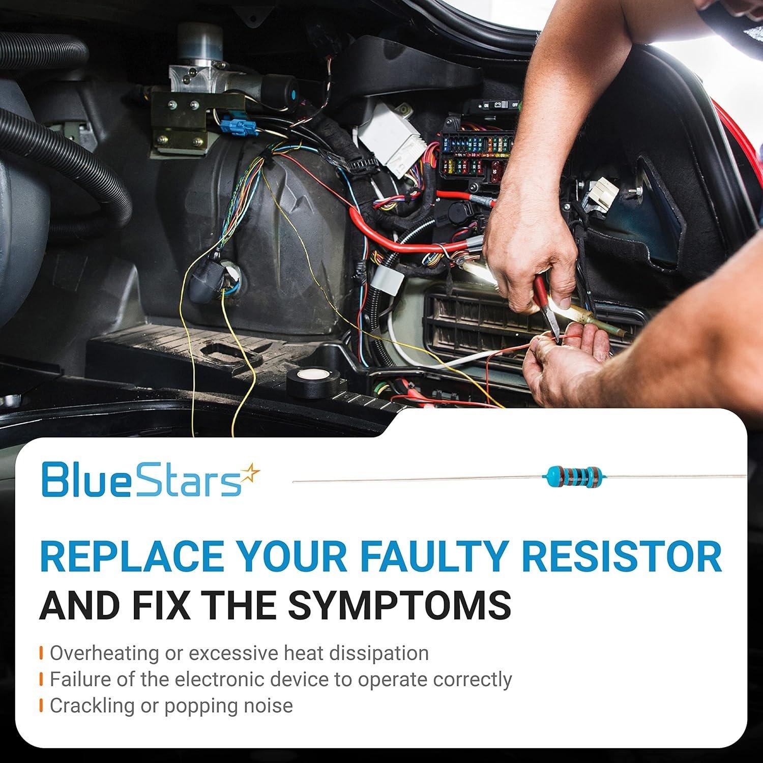 120pcs 1/4W (0.25 Watt) 1k ohm Metal Film Resistor image 5