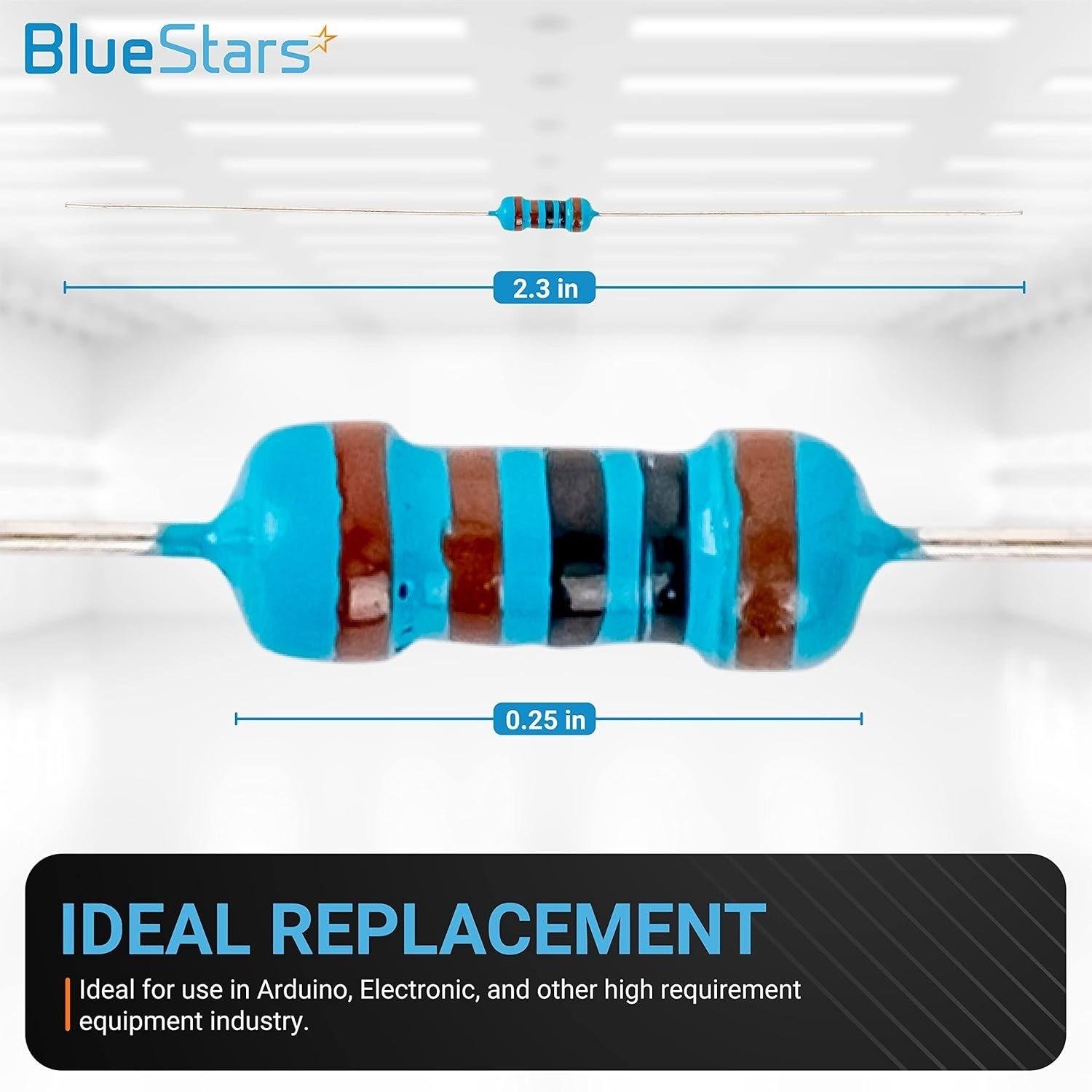 120pcs 1/4W (0.25 Watt) 1k ohm Metal Film Resistor image 6