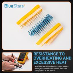 120pcs 1/4W (0.25 Watt) 1k ohm Metal Film Resistor thumbnail 3