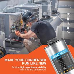 [Lifetime Warranty] 40+7.5 uF MFD ±5% 370/440 VAC Dual Run Start Round AC Capacitor CBB65 CBB65B 50/60 Hz 10000AFC - Fits Condenser, Heat Pump thumbnail 4