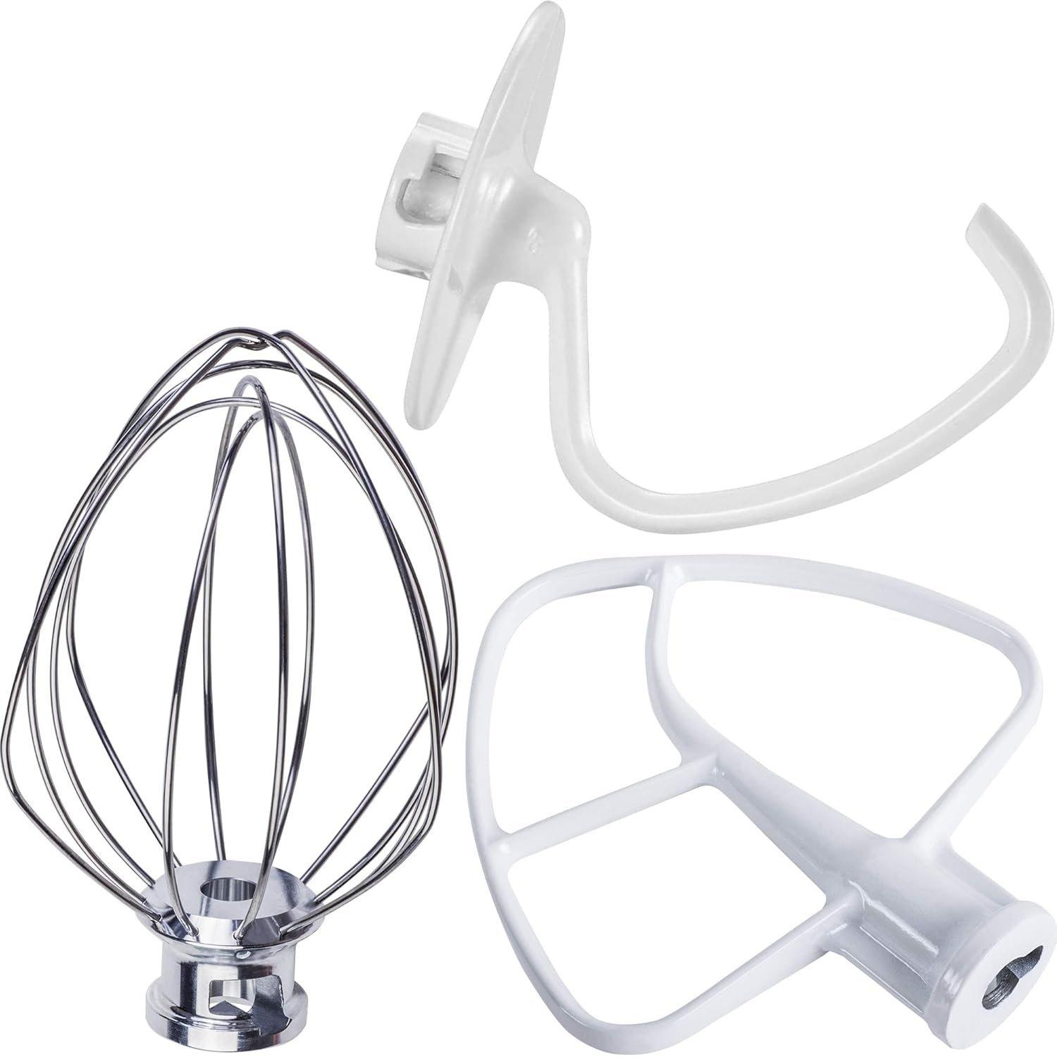 K45DH Anti-stick Dough Hook K45B Coated Flat Beater K45WW Wire Whip image 0