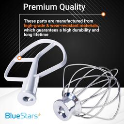 K45DH Anti-stick Dough Hook K45B Coated Flat Beater K45WW Wire Whip thumbnail 2