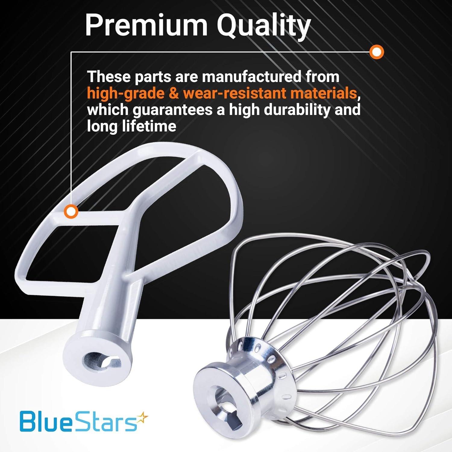 K45DH Anti-stick Dough Hook K45B Coated Flat Beater K45WW Wire Whip image 2