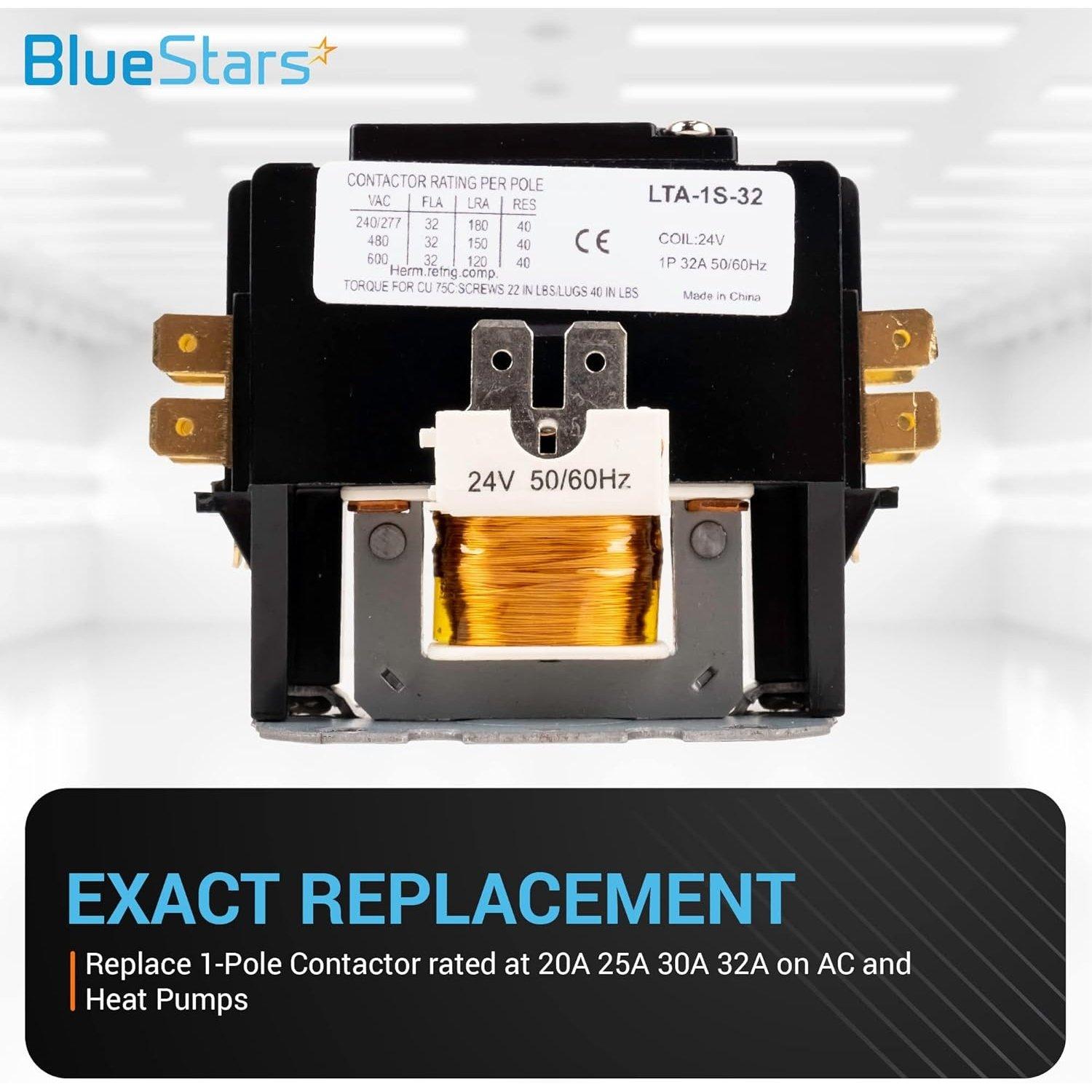 [Lifetime Warranty] 1 Pole Contactor 32 Amp 24VAC Coil image 5