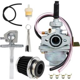 [Lifetime Warranty] Carburetor Kit for Honda CRF50F 2004-2012 Honda Z50RD - Carburetor Kit with Air Filter & Fuel Valve Petcock thumbnail 0