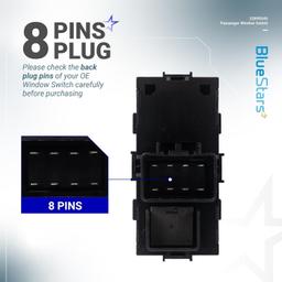 [Lifetime Warranty] 22895545 Power Window Switch Passenger Front Right/Rear Left or Right thumbnail 6
