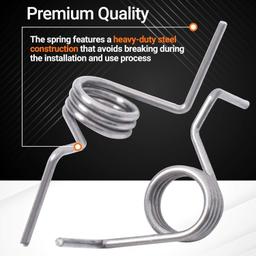 [Lifetime Warranty] DA81-01345B & DA81-01346A Refrigerator French Door Spring and White Sleeves Pin Replacement - Compatible with Samsung RF267AFWP RF267HERS RF268ABBP RF268ABPN - Pack of 2 thumbnail 4