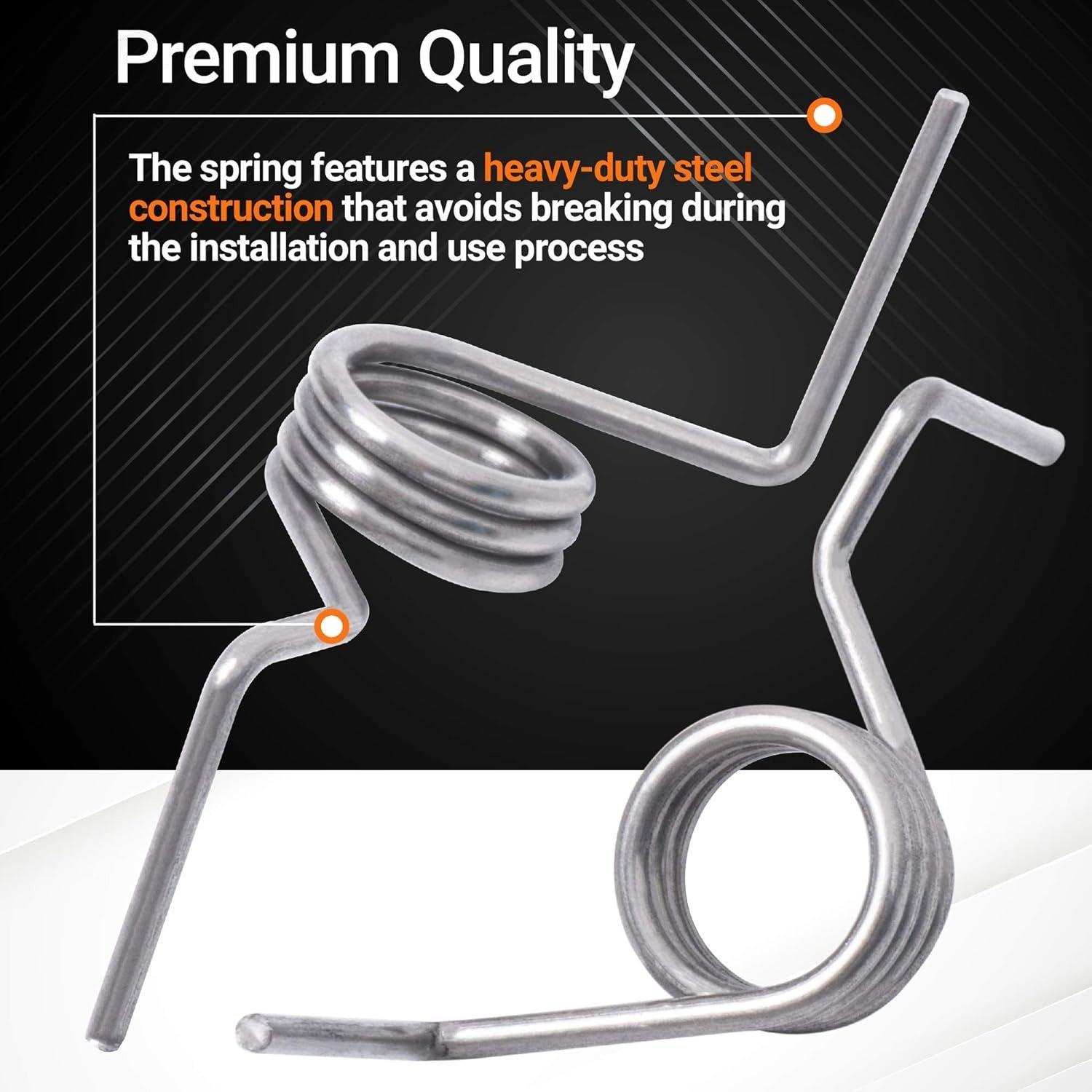 [Lifetime Warranty] DA81-01345B & DA81-01346A Refrigerator French Door Spring and White Sleeves Pin Replacement - Compatible with Samsung RF267AFWP RF267HERS RF268ABBP RF268ABPN - Pack of 2 image 4