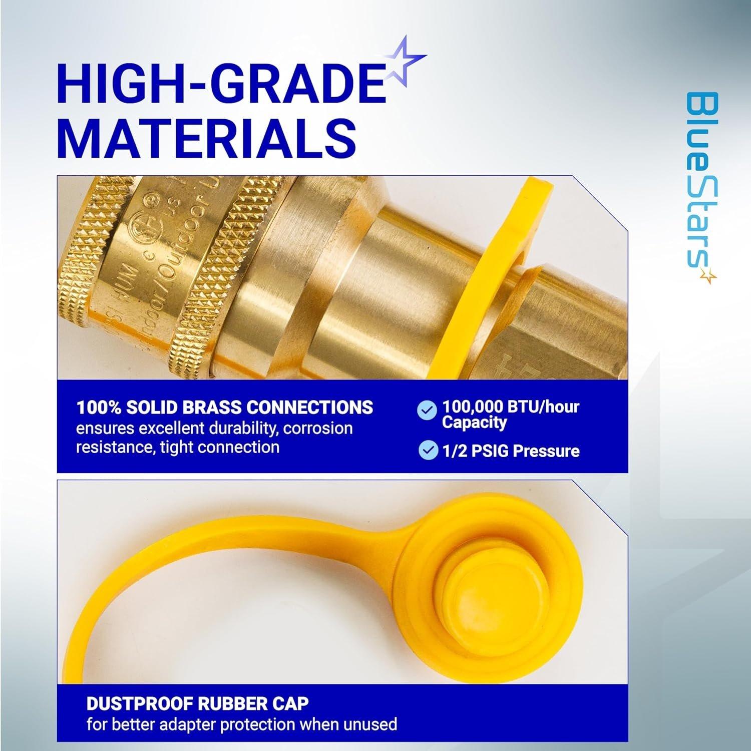 [Lifetime Warranty] Gas Quick Connect Kit 1/2 inch image 2