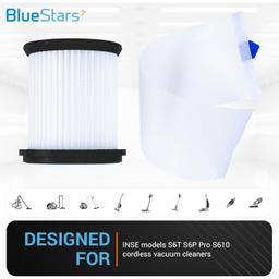 [Lifetime Warranty] 2-pack HEPA Filter for INSE S610 S6T S6P Pro Cordless Vacuum Cleaner + brush - Black Version thumbnail 5