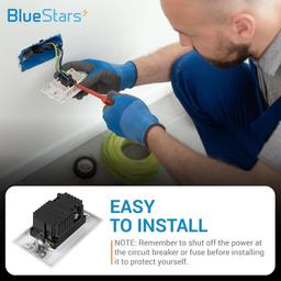 [Lifetime Warranty] 15 Amp Electrical USB Wall Charger Outlet - Pack of 2 thumbnail 3