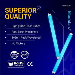 [Lifetime Warranty] T8F10W Replacement Light Bulb 2-Pin Base T8 10 Watts - Pack of 4 thumbnail 2