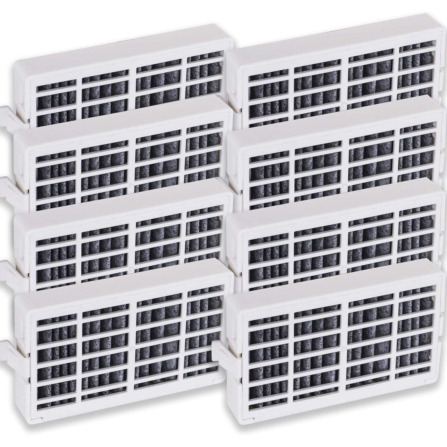 [Lifetime Warranty] W10311524 AIR1 Refrigerator Air Filter Cartridge Replacement - Compatible with Whirlpool FreshFlow Air Filter, Maytag, KitchenAid, Jenn-Air & Kenmore, Replaces 2319308, W10335147 - Pack of 8 image 0