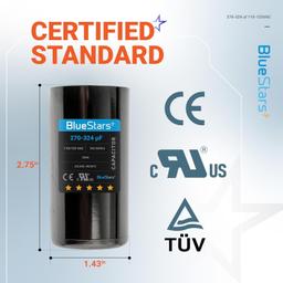 [Lifetime Warranty] 270-324 uF MFD 110-125 VAC Round Motor Start Capacitor 50/60 Hz - Fits Pool Pump, Well Pump thumbnail 10