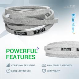 539109243 Mower Deck Belt - for 48" Decks Husqvarna Jonsered Poulan Pro Zero-Turn Mowers - Replaces Husqvarna AYP Poulan 539109243 539105644 | Aramid Cord | 136" x 5/8" thumbnail 7