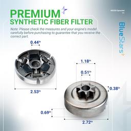 [Lifetime Warranty] 3/8 7T Clutch Drum Sprocket with Bearing3/8 7T Clutch Drum Sprocket with Bearing Washer E-Clip Worm Gear thumbnail 4