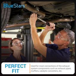 [Lifetime Warranty] 5" Exhaust Clamp/Lap Joint Band Clamp thumbnail 2