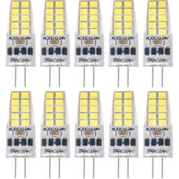 [Lifetime Warranty] G4 LED Bulb 2W 30W Equivalent Daylight 6000K Dimmable - Pack of 10 thumbnail 0