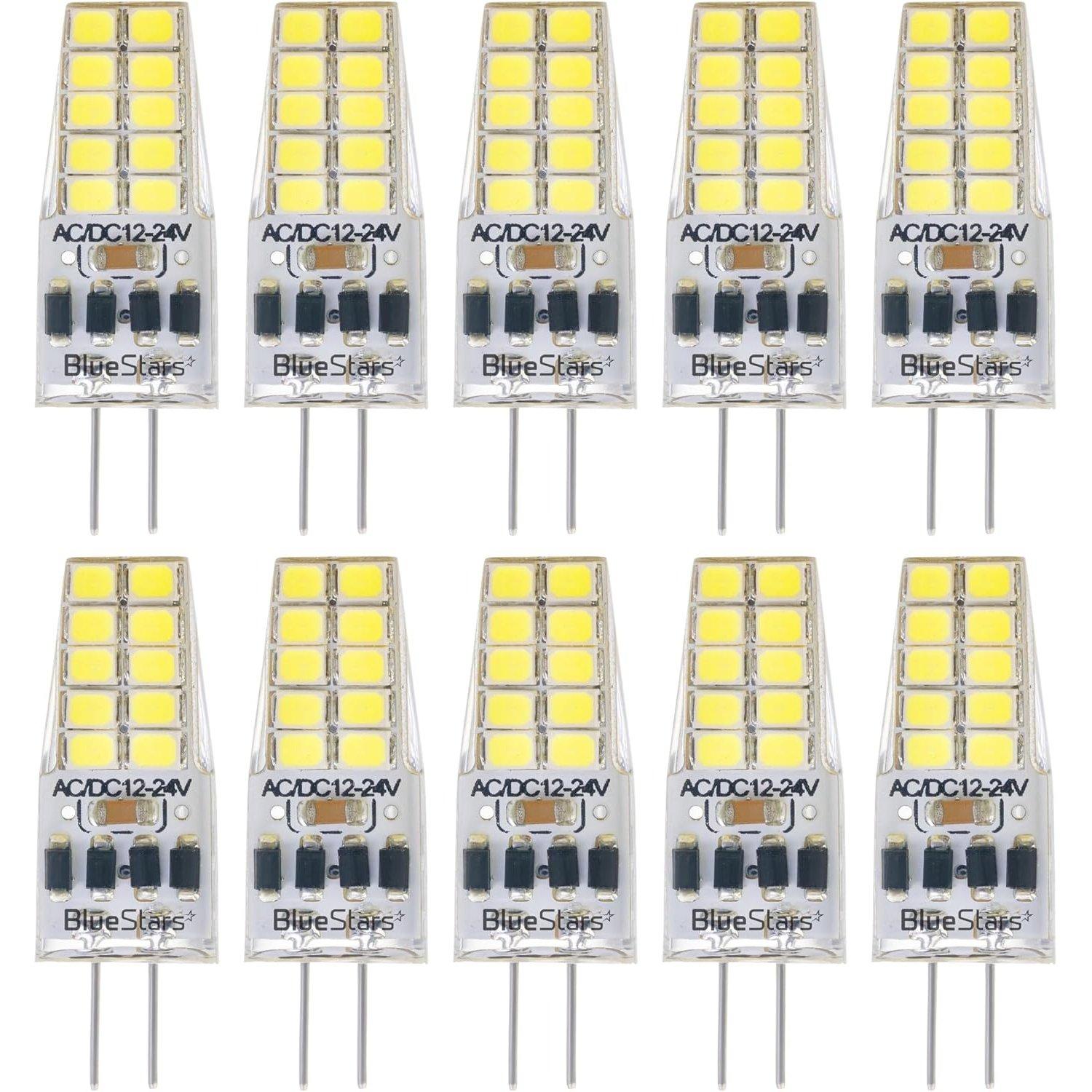 [Lifetime Warranty] G4 LED Bulb 2W 30W Equivalent Daylight 6000K Dimmable - Pack of 10 image 0