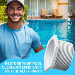 [Lifetime Warranty] 6-500-00 Pool Cleaner Universal Wall Fitting (UWF) Connector thumbnail 1