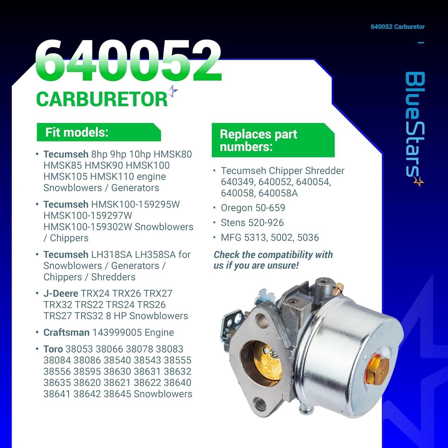 [Lifetime Warranty] 640052 Carburetor Combo image 5