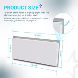 [Lifetime Warranty] Wide Mouth Skimmer Plug for Hayward SP1091WM - Winter Pool Protection thumbnail 6