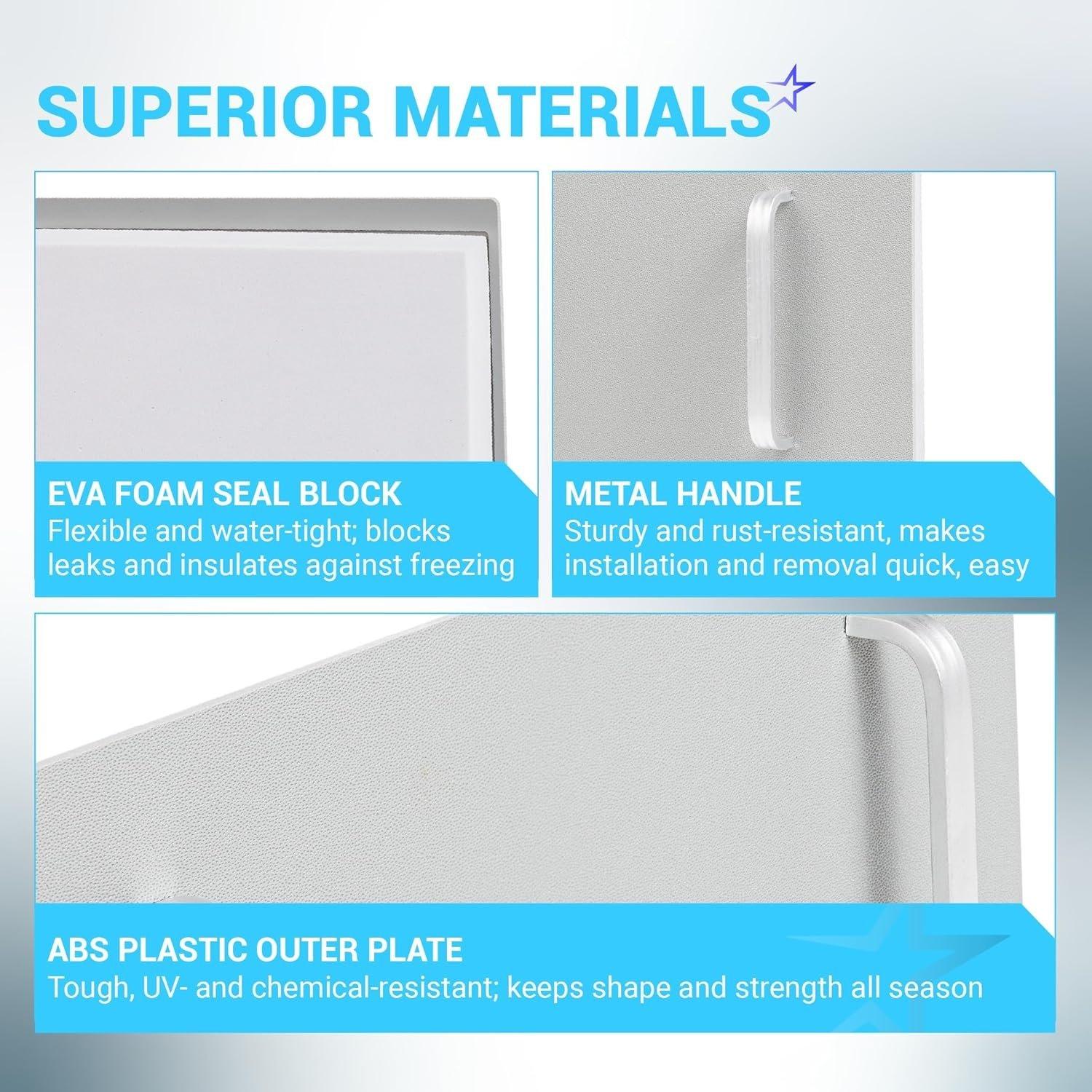 [Lifetime Warranty] Wide Mouth Skimmer Plug for Hayward SP1091WM - Winter Pool Protection image 5