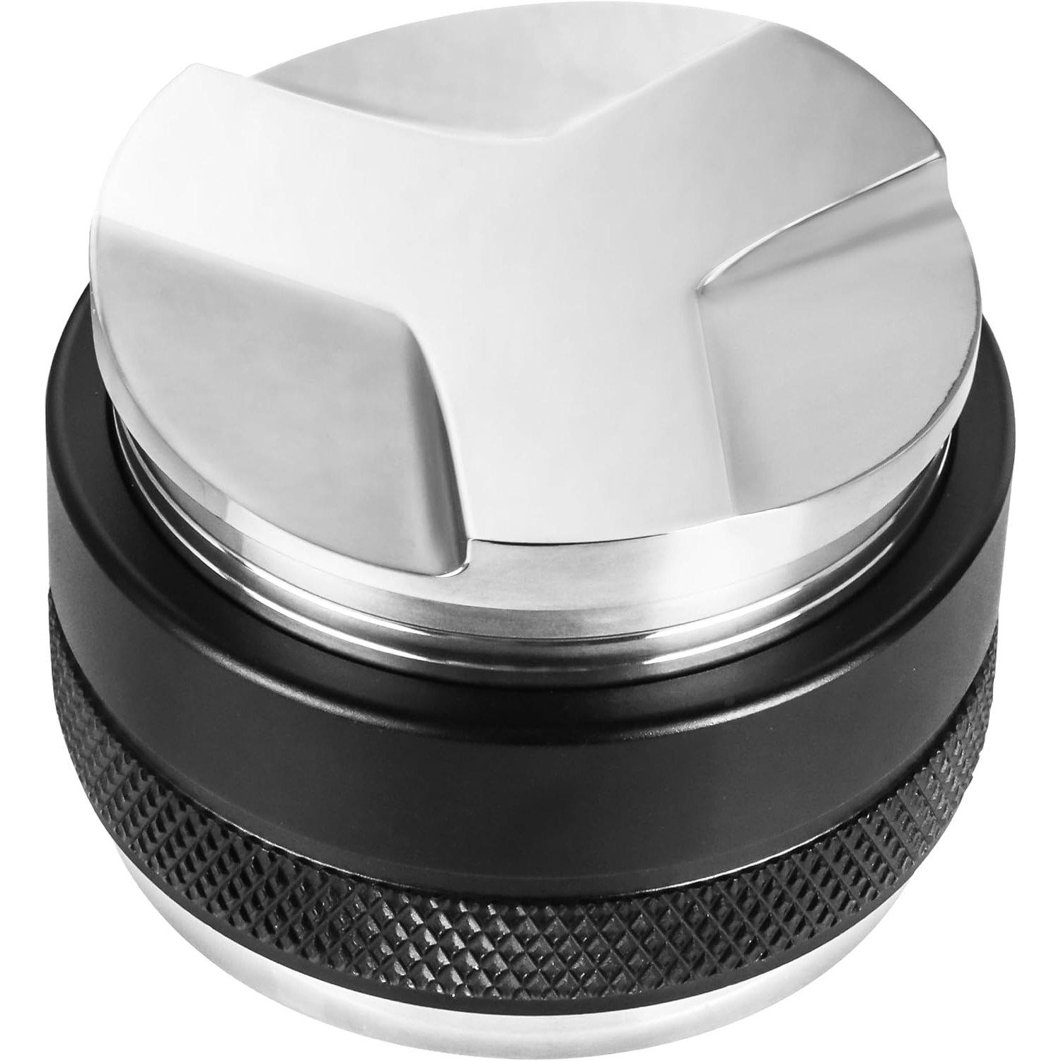 [Lifetime Warranty] 53.3mm Coffee Gravity Distributor & Tamper - Dual Head Coffee Leveler Compatible with 54mm Breville Portafilter - 304 Stainless steel image 0