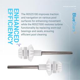 [Lifetime Warranty] R0525100 Drive Shaft Assembly and R0527000 Engine Wheel Bearing - Pack of 2 thumbnail 2