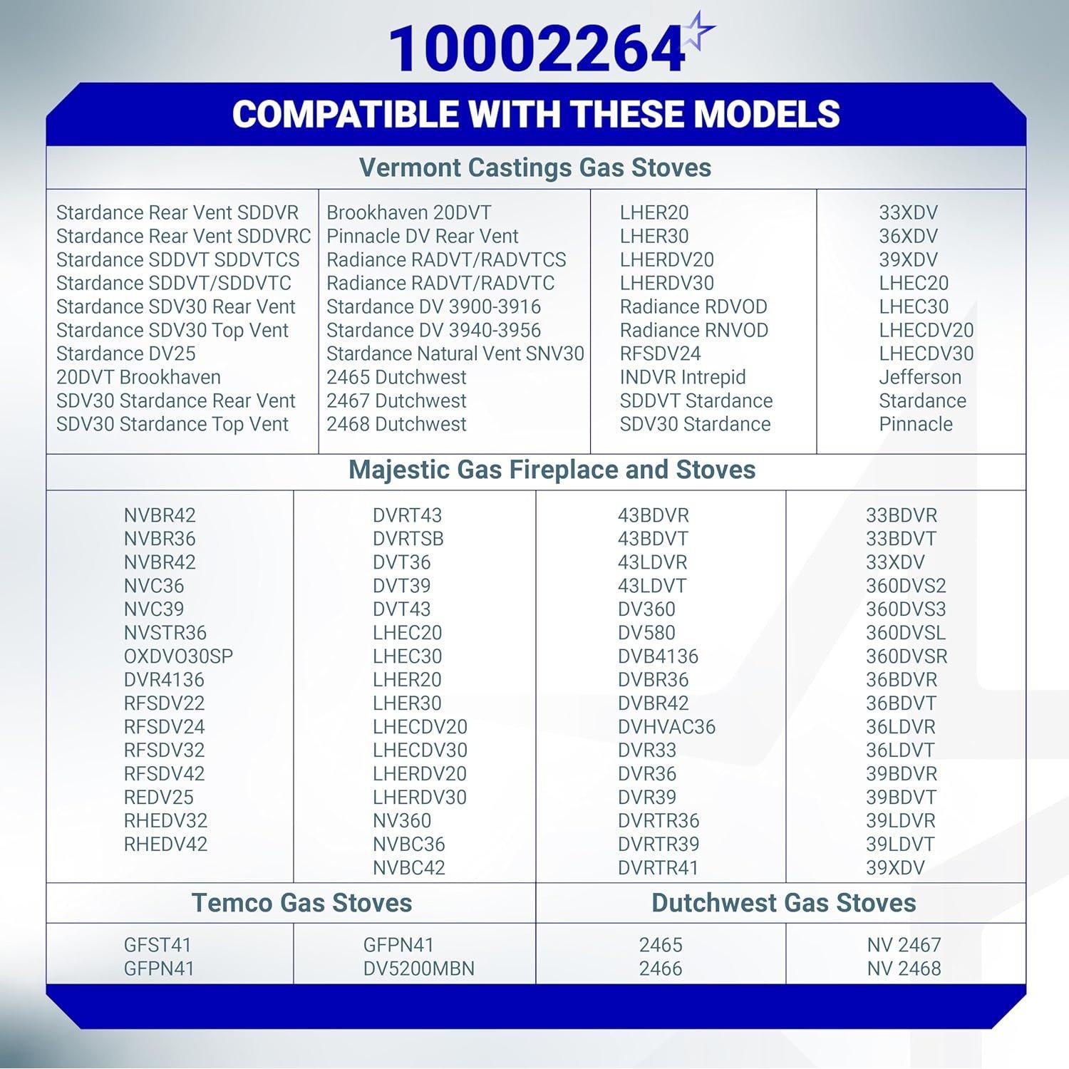 [Lifetime Warranty] 10002264 Natural Gas 3-Way Pilot Assembly Kit - Compatible with HHT Majestic Monessen Temco Vermont Castings Fireplaces - SRV10002264 LP NG 3-Way Pilot with Thermocouple image 7