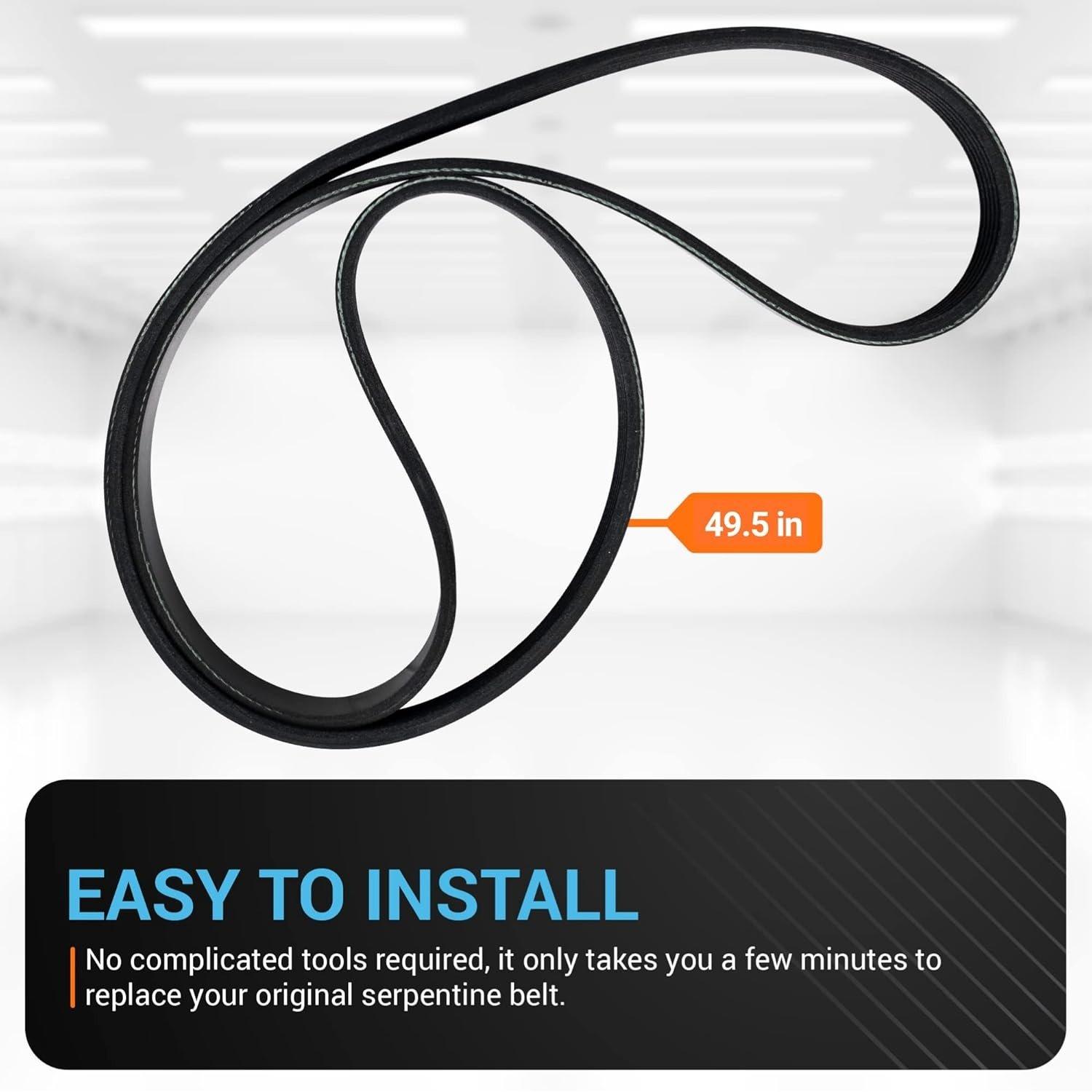 1060495 6PK1257 Serpentine Belt image 1