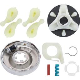 [Lifetime Warranty] 285785 Washer Clutch Assembly Kit & 285753A Motor Coupling & 4PCS 80040 Agitator Dogs Replacement - Compatible with Whirlpool Kenmore Washers - Replaces 285331 3351342 3946794 3951311 thumbnail 0