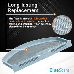 [Lifetime Warranty] WE03X23881 Dryer Lint Filter Replacement - Compatible with GE & Hotpoint Dryers - Replaces AP6031713 PS11763056 4476390 - Pack of 2 thumbnail 6